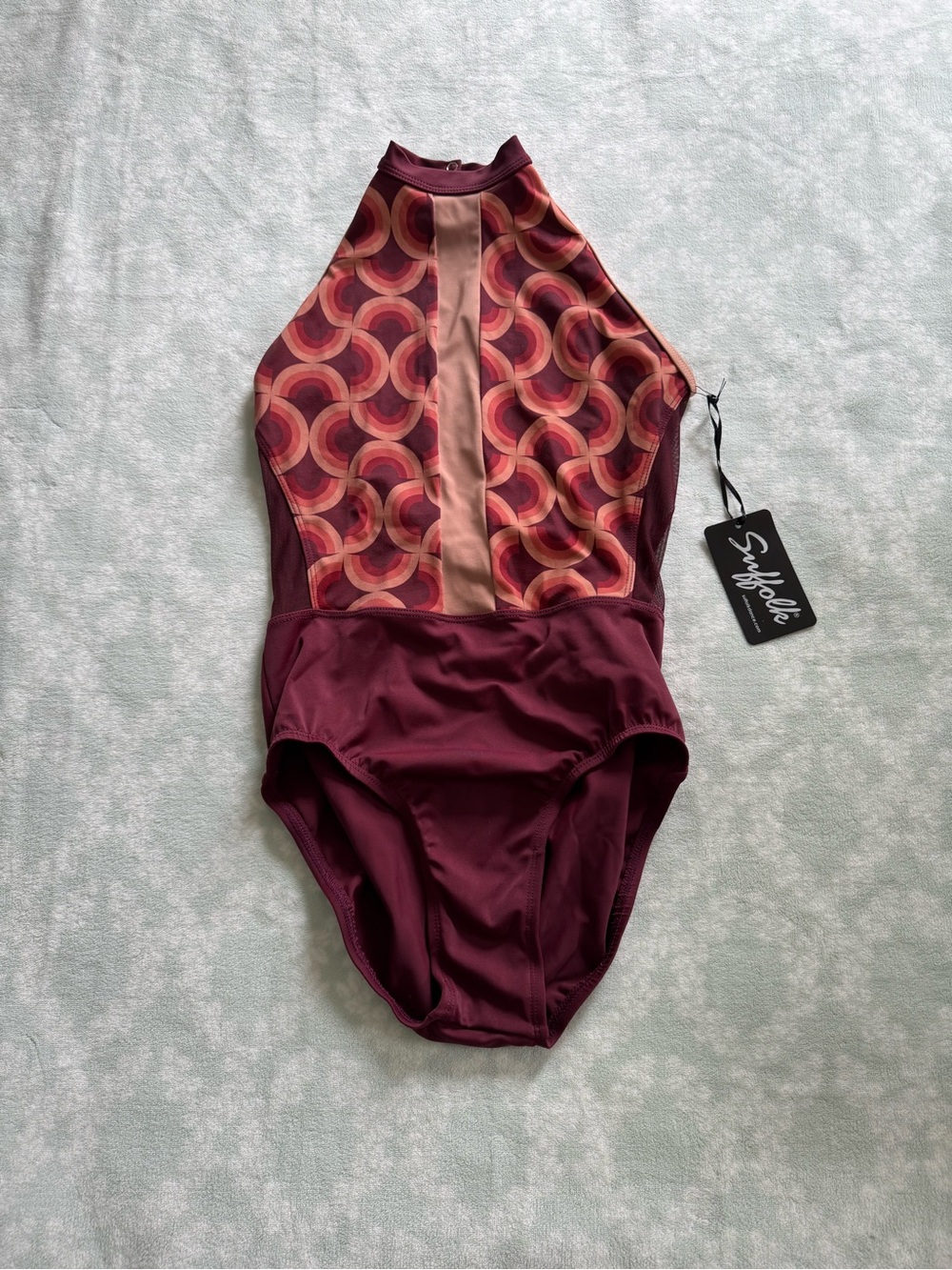 NWT Burgundy Suffolk Leotard (M)